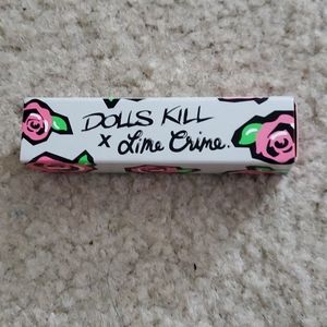 Lime crime X dollskill velvet lippie